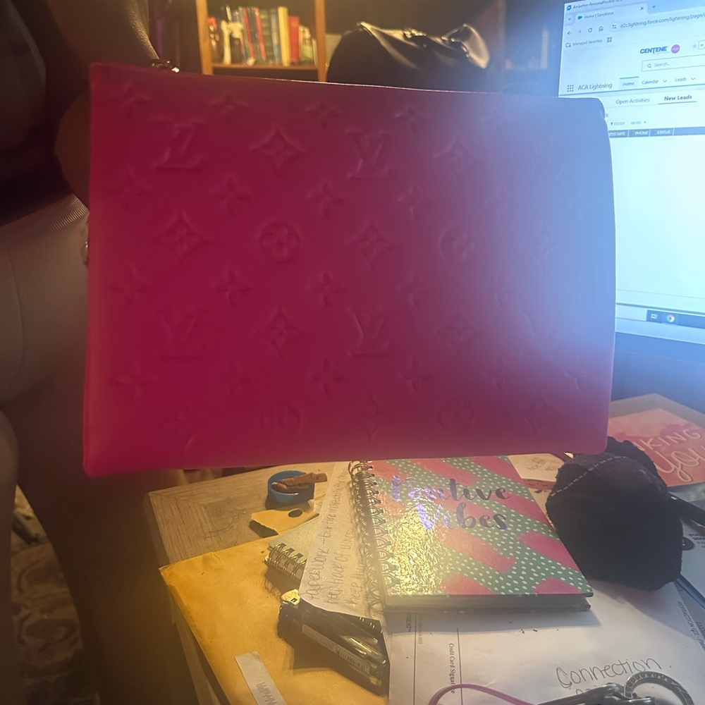 Louis Vuitton Vibrant Pink Monogram Clutch